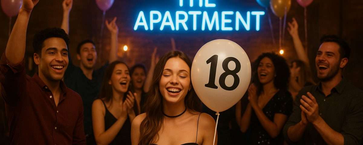 Festa 18 anni a Roma presso The Apartment con apericena e dj set